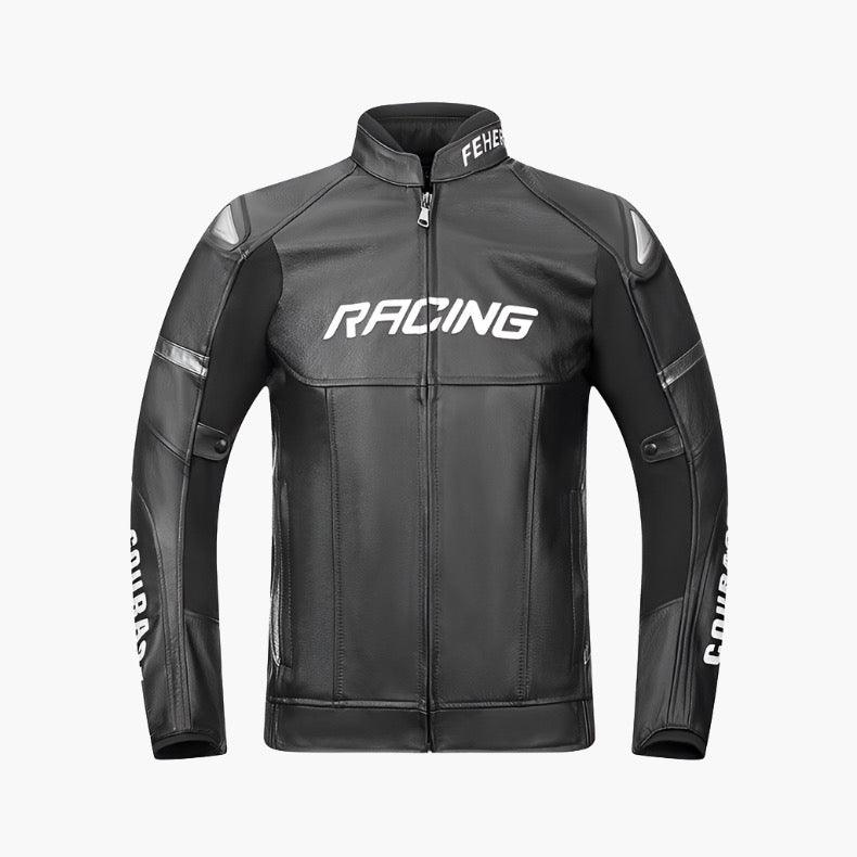 LEATHER RINDING JACKET KARSON - Protect and Ride