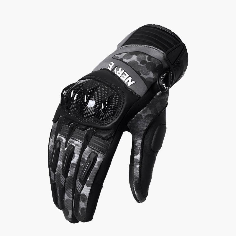 RIDING CARBON FIBER GLOVES VELOS - Protect and Ride