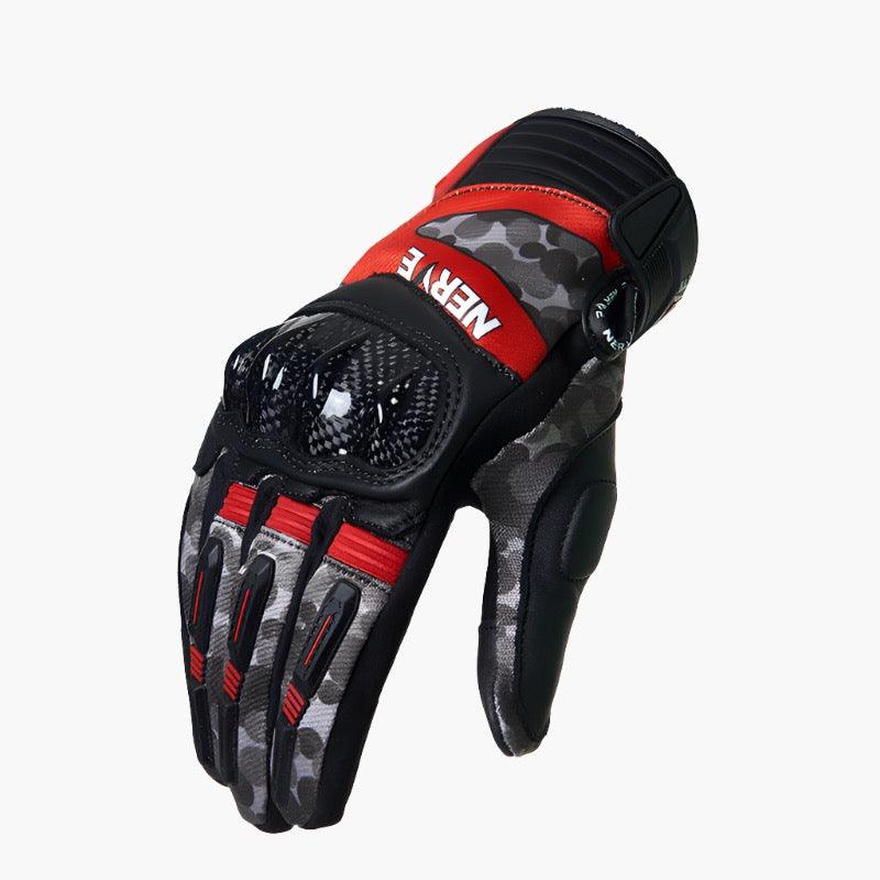 RIDING CARBON FIBER GLOVES VELOS - Protect and Ride