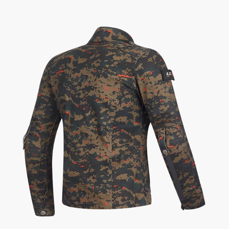 CAMOUFLAGE RIDING JACKET RUST - Protect and Ride