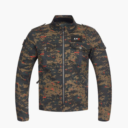 CAMOUFLAGE RIDING JACKET RUST - Protect and Ride