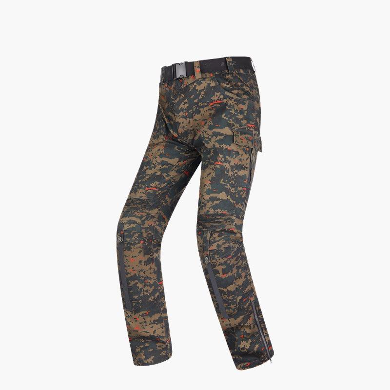 CAMOUFLAGE RIDING PANTS RUST - Protect and Ride