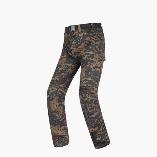 CAMOUFLAGE RIDING PANTS RUST - Protect and Ride