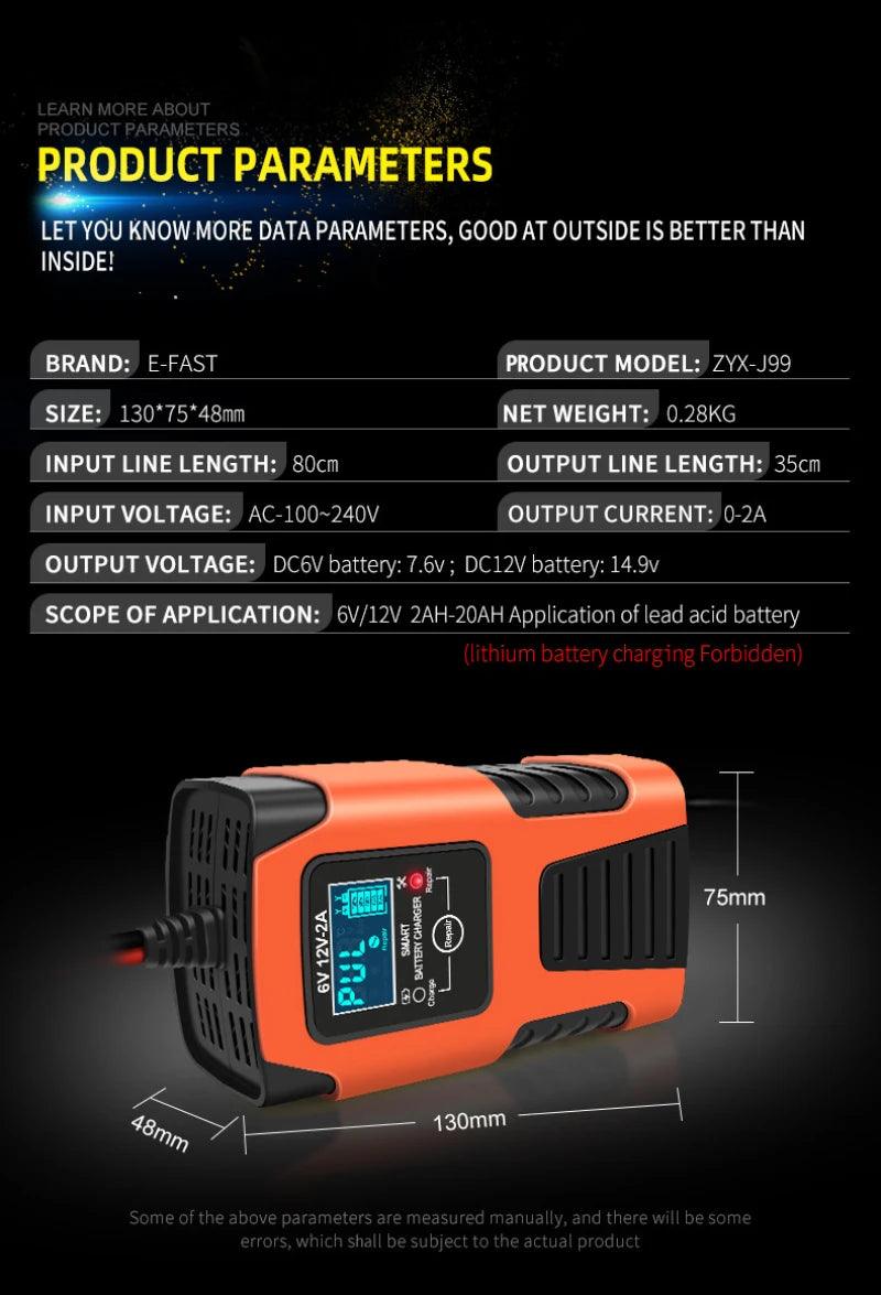 E-FAST BATTERY CHARGER ASTROM - Protect and Ride