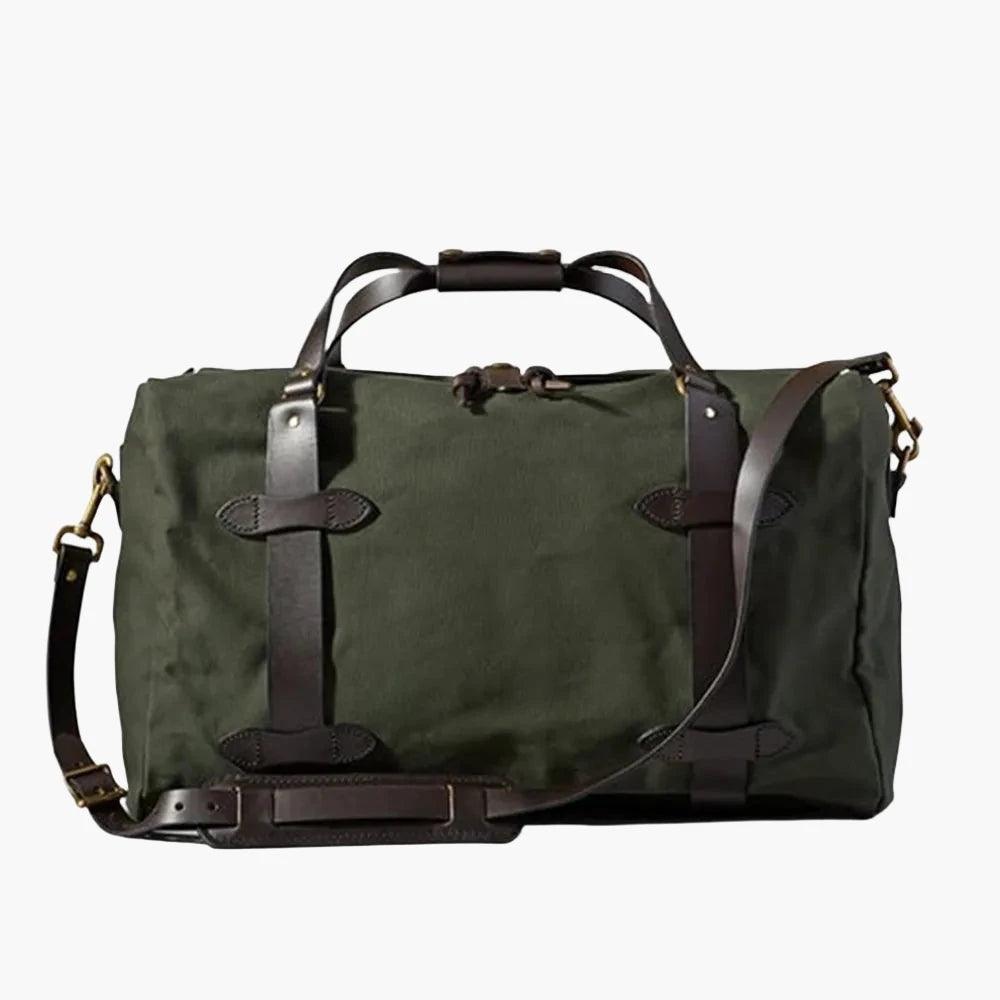 WAXED CANVAS SMALL TRAVEL BAG WAXIM - Protect and Ride