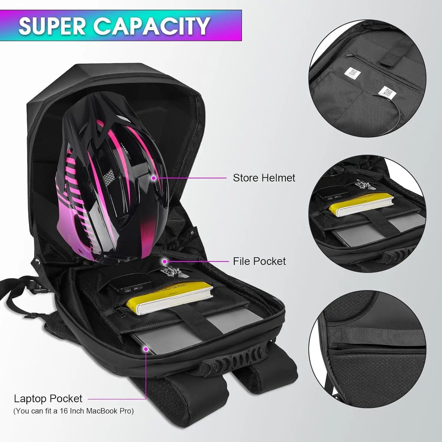 LED WATERPROOF BACKPACK WELD - Protect and Ride