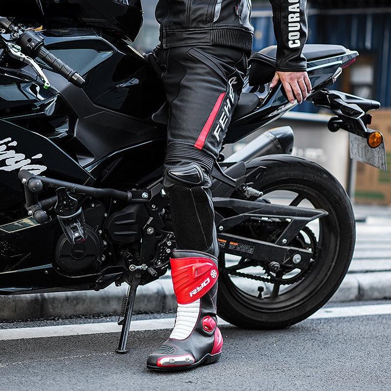 LEATHER RIDING PANTS PINO - Protect and Ride