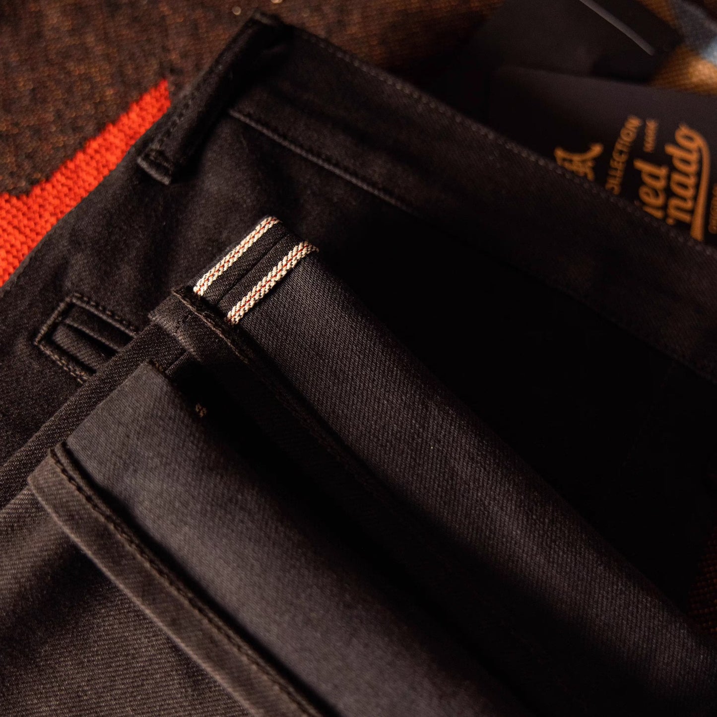 STRAIGHT SELVEDGE OFFICER CHINO PANTS PANTON - Protect and Ride