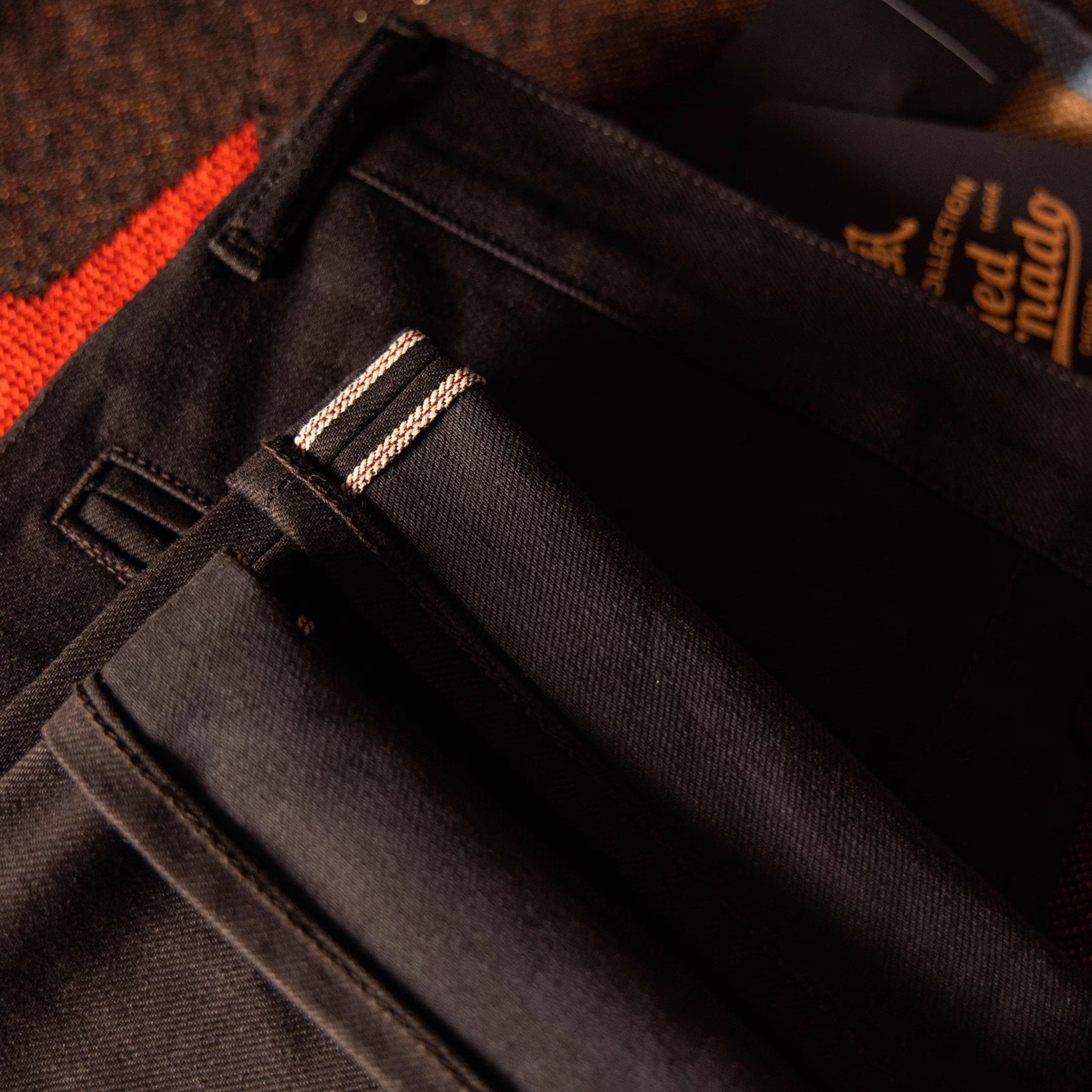 STRAIGHT SELVEDGE OFFICER CHINO PANTS PANTON - Protect and Ride