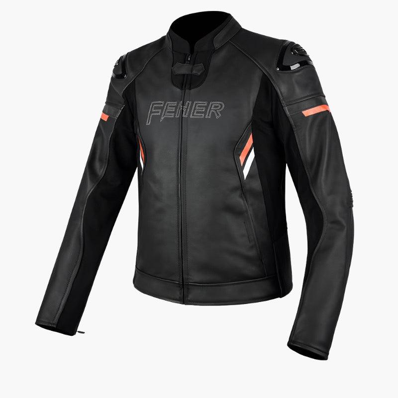 LEATHER RINDING JACKET KORDELL - Protect and Ride