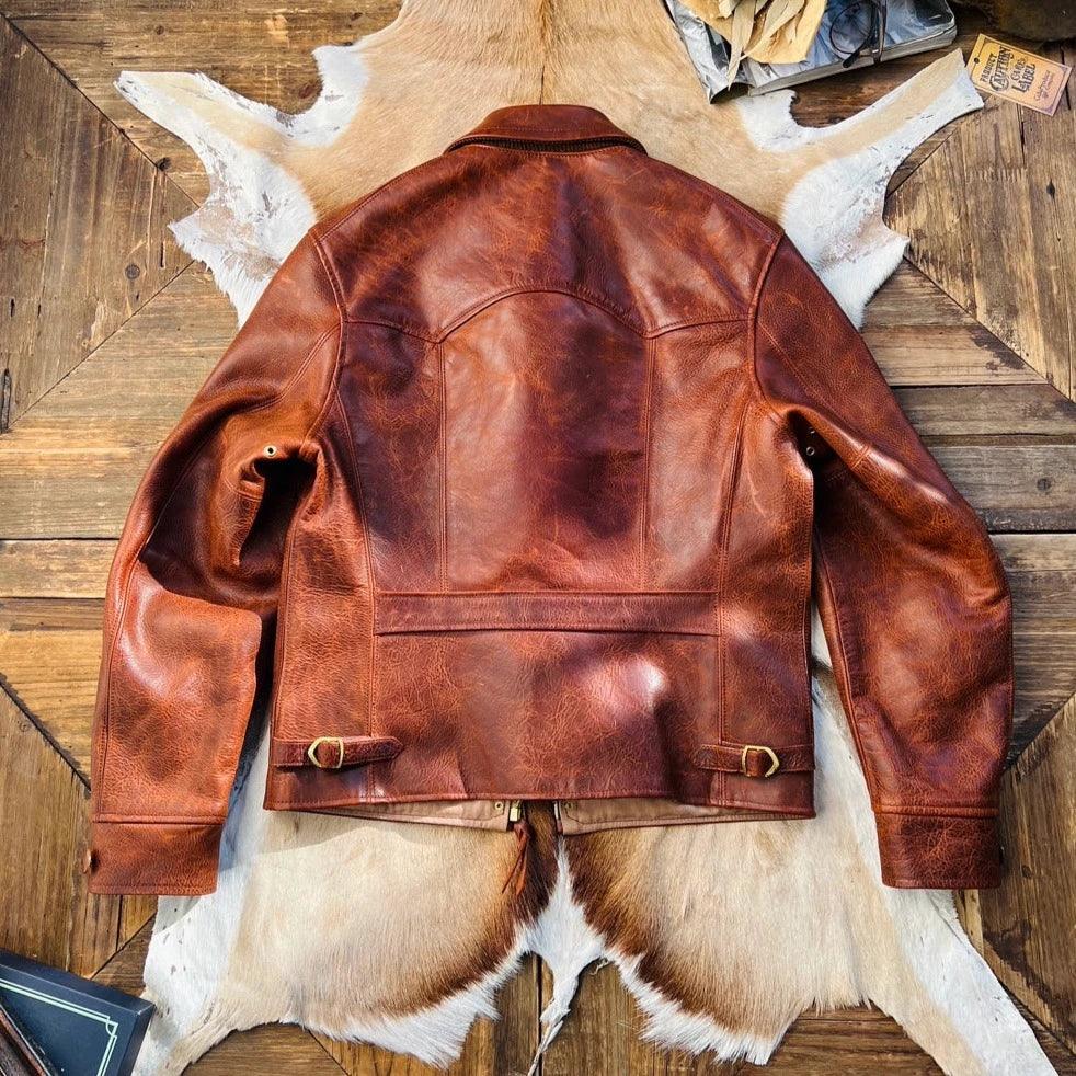 COWHIDE LEATHER JACKET KOEW - Protect and Ride