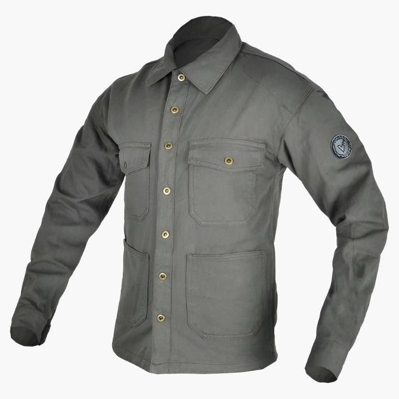 RIDING DENIM SHIRT KARRER (Plus Velvet version) - Protect and Ride