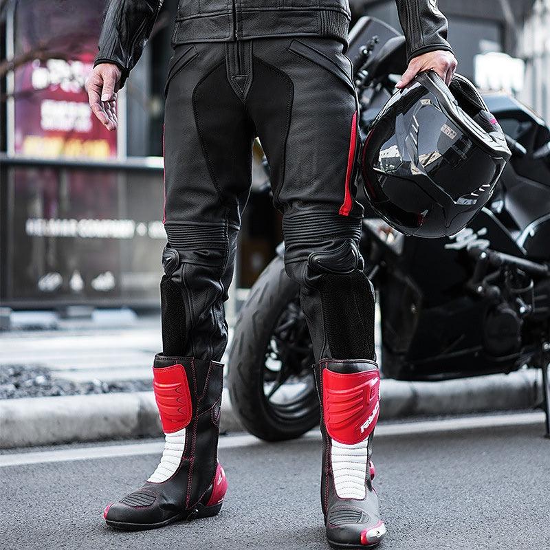 LEATHER RIDING PANTS PINO - Protect and Ride