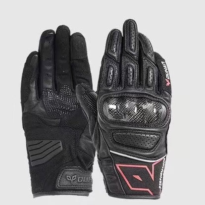 SUMMER CARBON RIDING GLOVES VESUVO - Protect and Ride