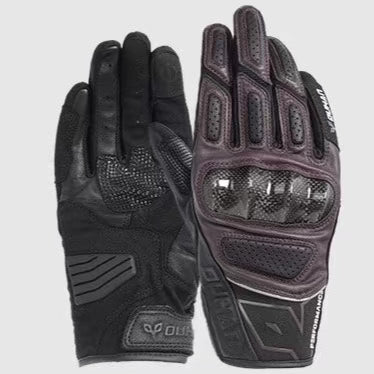 SUMMER CARBON RIDING GLOVES VESUVO - Protect and Ride