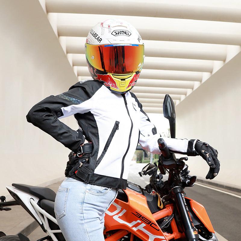 WOMEN BREATHABLE RIDING JACKET KIP - Protect and Ride