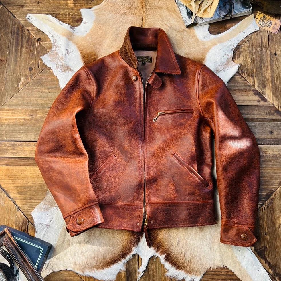 COWHIDE LEATHER JACKET KOEW - Protect and Ride