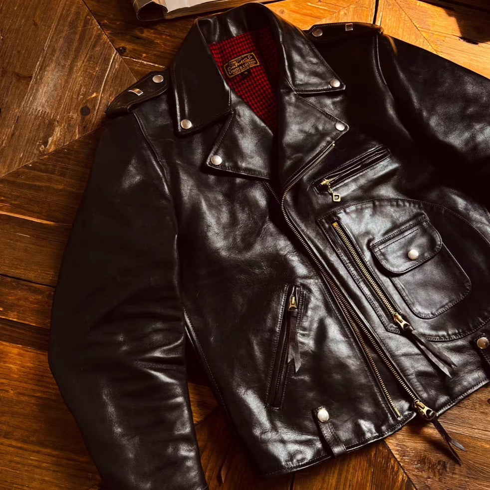 J-24 LEATHER JACKET KONDUKTOR - Protect and Ride