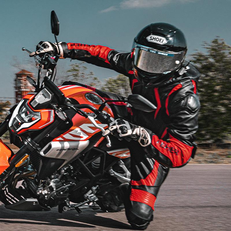 ONE-PIECE RACING SUIT ROSSO - Protect and Ride