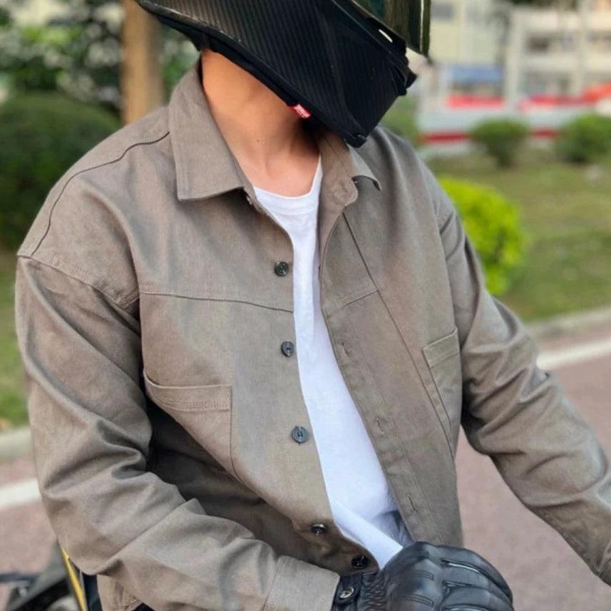 RIDING DENIM SHIRT KARRER - Protect and Ride