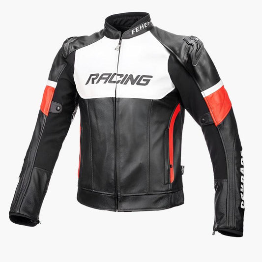 WOMEN LEATHER RINDING JACKET KARSON - Protect and Ride