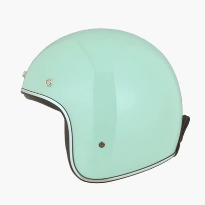 3/4 OPEN FACE MINT GREEN HELMET HALE - Protect and Ride