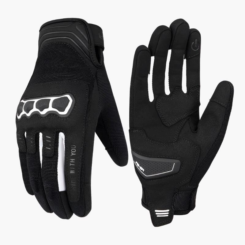 LEATHER MESH RIDING GLOVES VERNE - Protect and Ride