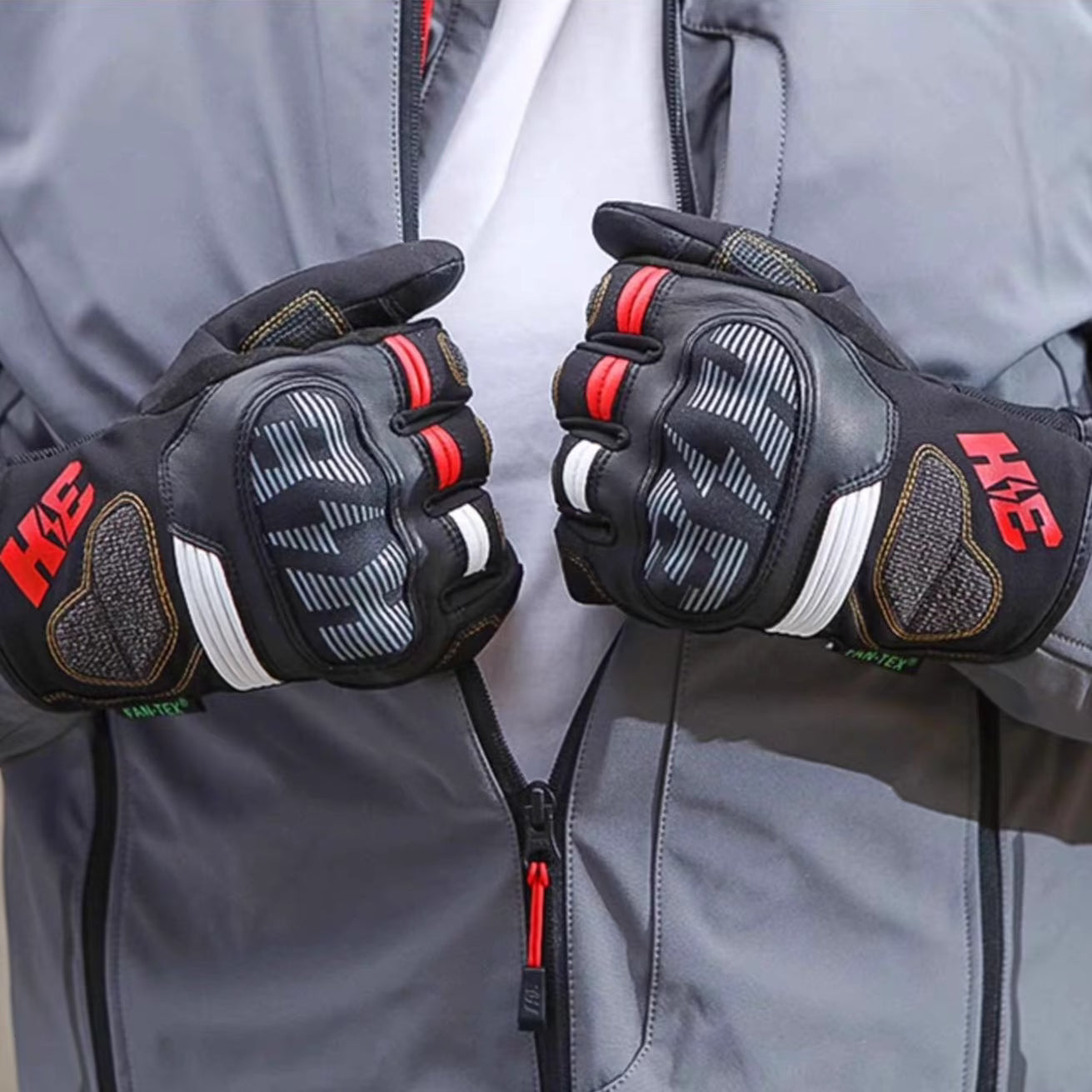 WARM WATERPROOF SHEEPSKIN RIDING GLOVES VELSAR - Protect and Ride