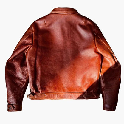 HEAVYWEIGHT COWHIDE FLIGHT JACKET KHARTMAN - Protect and Ride