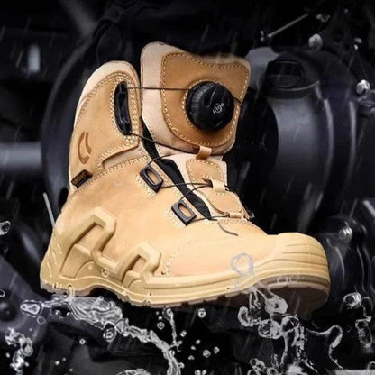 BREATHABLE SUMMER ANTI-SLIP RIDING BOOTS BRASS - Protect and Ride