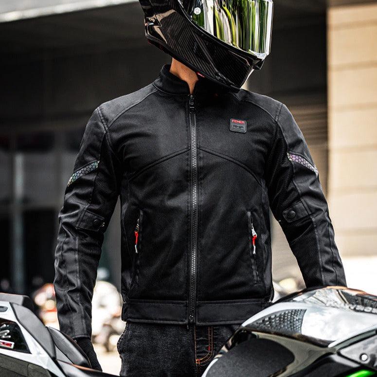 JERSEY MESH SUMMER MOTORCYCLE JACKET KYLE - Protect and Ride