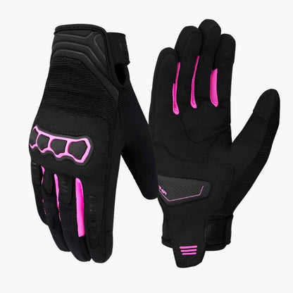 LEATHER MESH RIDING GLOVES VERNE - Protect and Ride