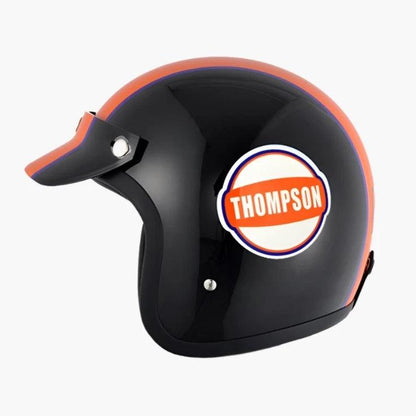 3/4 OPEN FACE HELMET WITH BRIM HALE - Protect and Ride