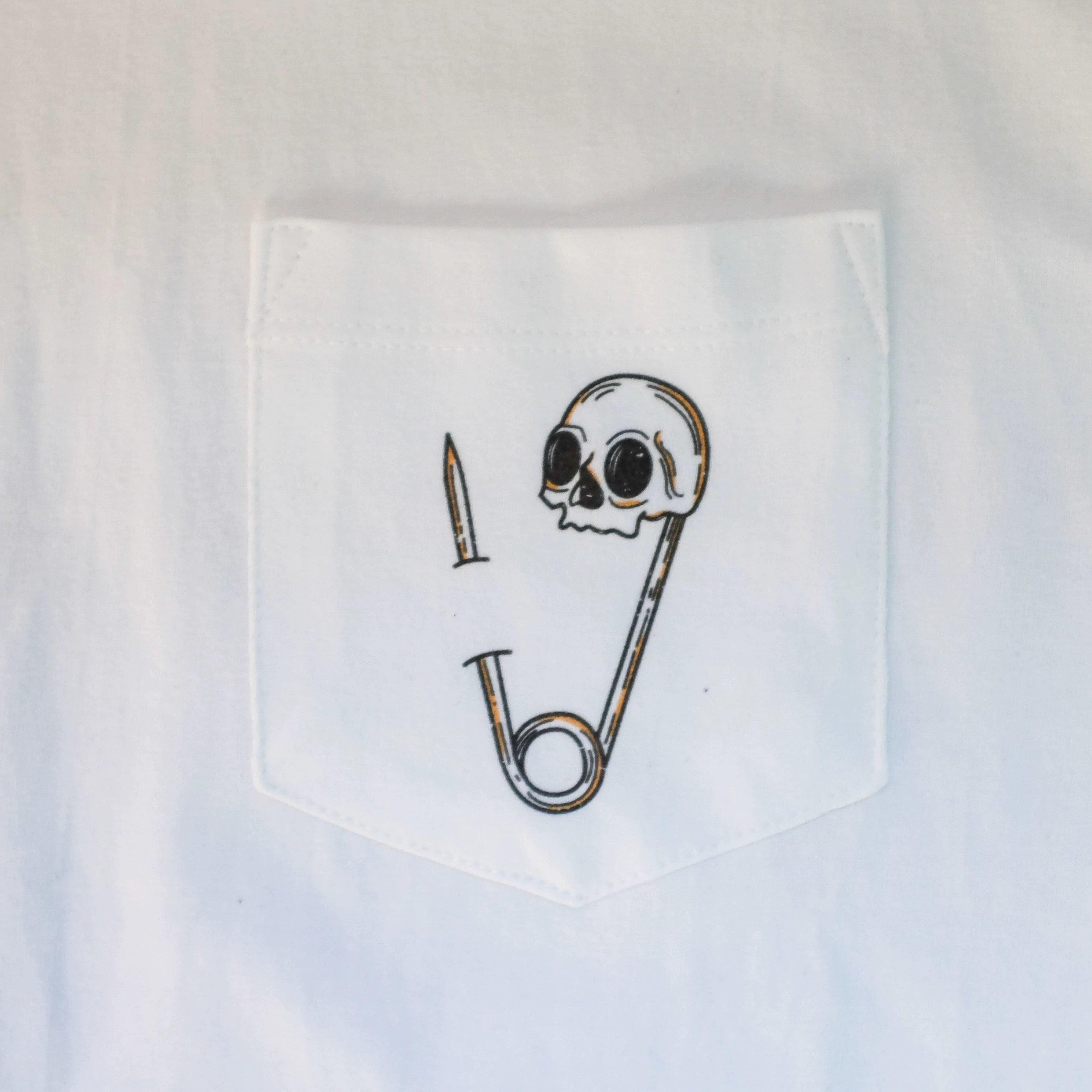 SKULL BROOCH TEE - Protect and Ride