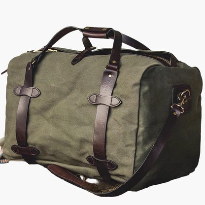 WAXED CANVAS SMALL TRAVEL BAG WAXIM - Protect and Ride