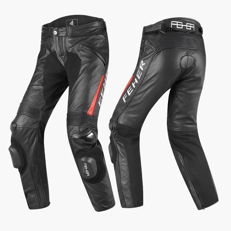 LEATHER RIDING PANTS PINO - Protect and Ride