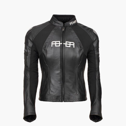 WOMEN LEATHER RIDING JACKET KELLY - Protect and Ride