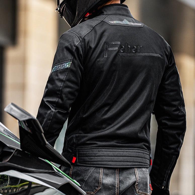 JERSEY MESH SUMMER MOTORCYCLE JACKET KYLE - Protect and Ride