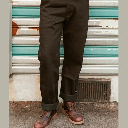 STRAIGHT SELVEDGE OFFICER CHINO PANTS PANTON - Protect and Ride