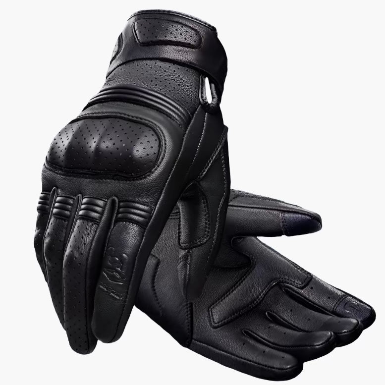 CARBON SHEEPSKIN RIDING GLOVES VEEP - Protect and Ride