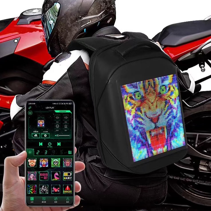 WATERPROOF LED BACKPACK WILLIE - Protect and Ride