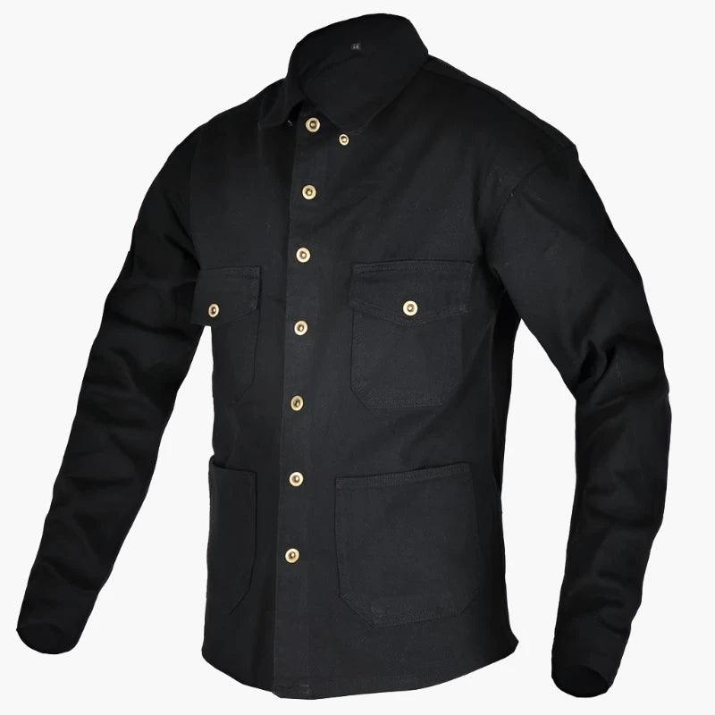 RIDING DENIM SHIRT KARRER (Plus Velvet version) - Protect and Ride