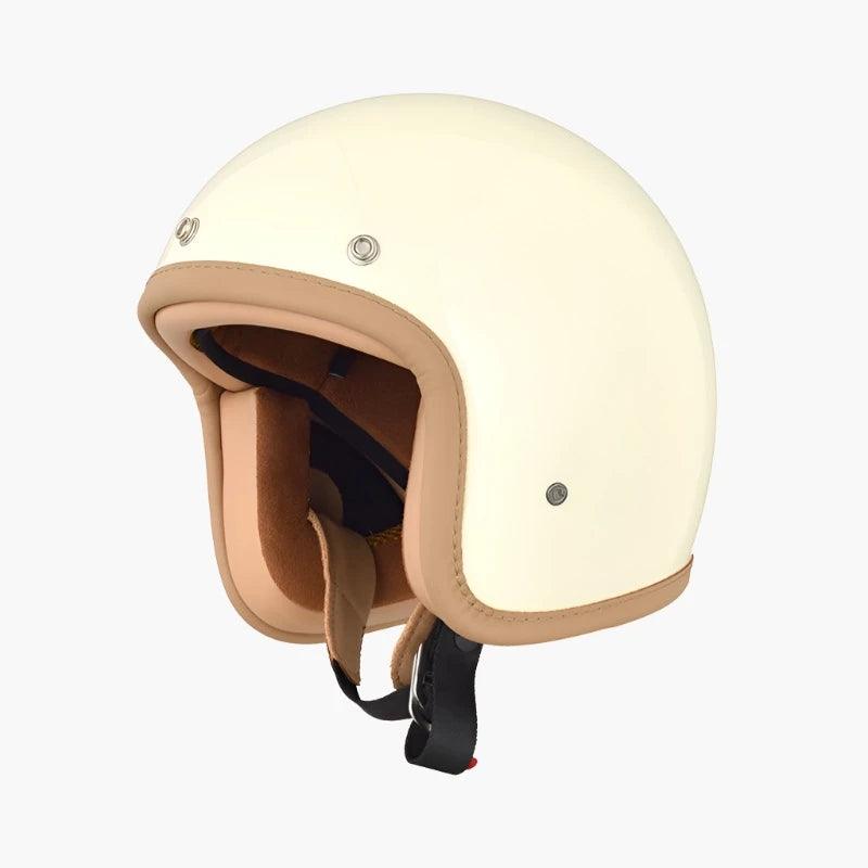 3/4 OPEN FACE CALFSKIN EDGE HELMET HALE - Protect and Ride