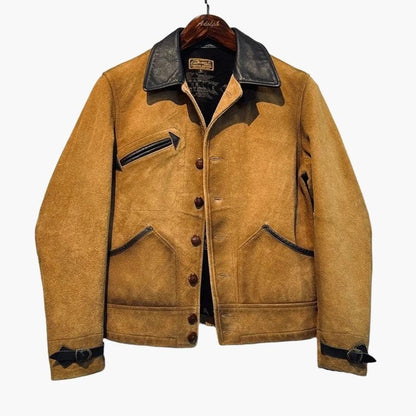 SUEDE COWHIDE WESTERN JACKET KOSTGROVES - Protect and Ride