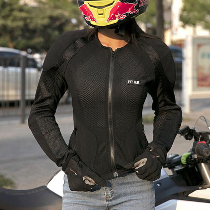 WOMEN SUMMER RIDING JACKET KASEY - Protect and Ride