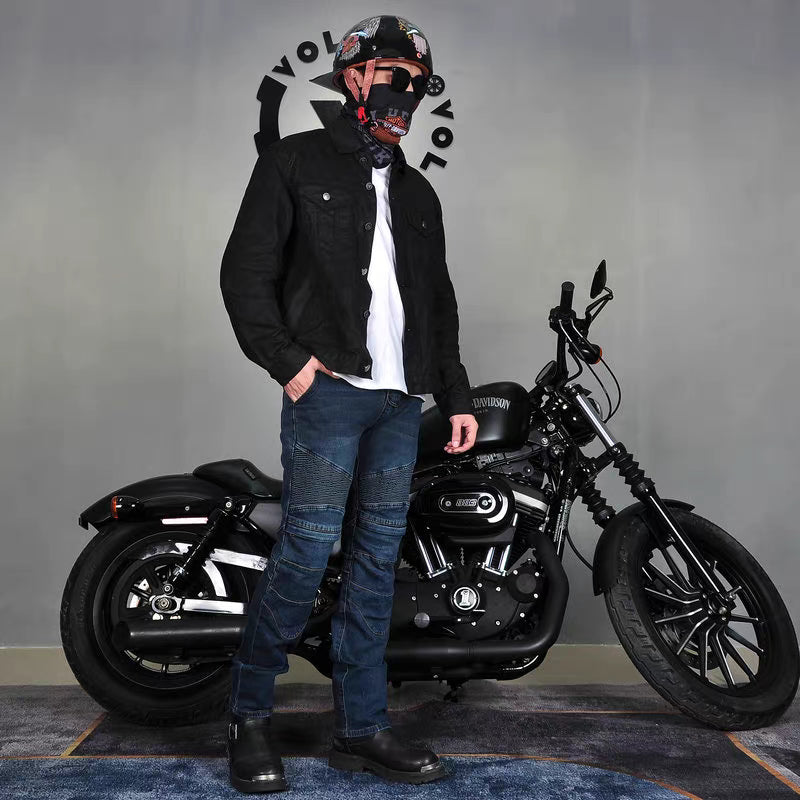 RIDING DENIM JACKET KERL - Protect and Ride