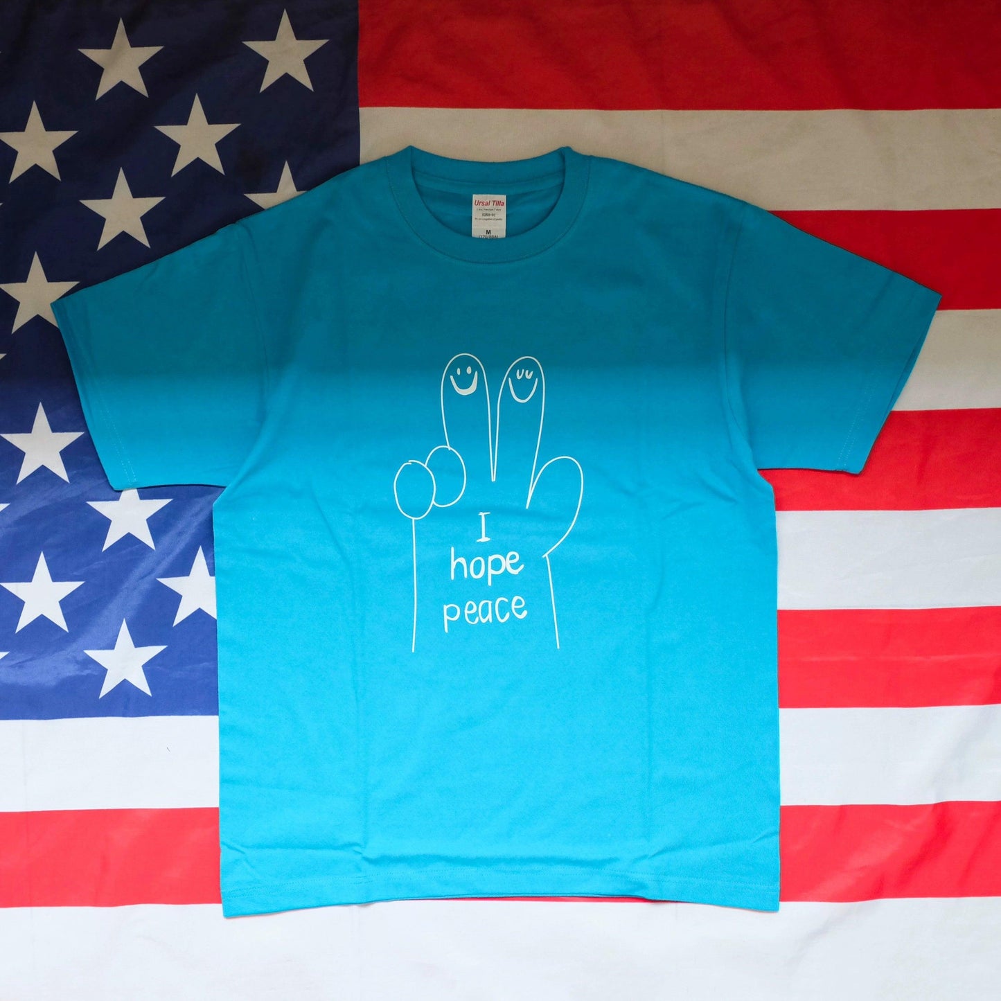 WORLD PEACE SMILEY FACE TEE - Protect and Ride