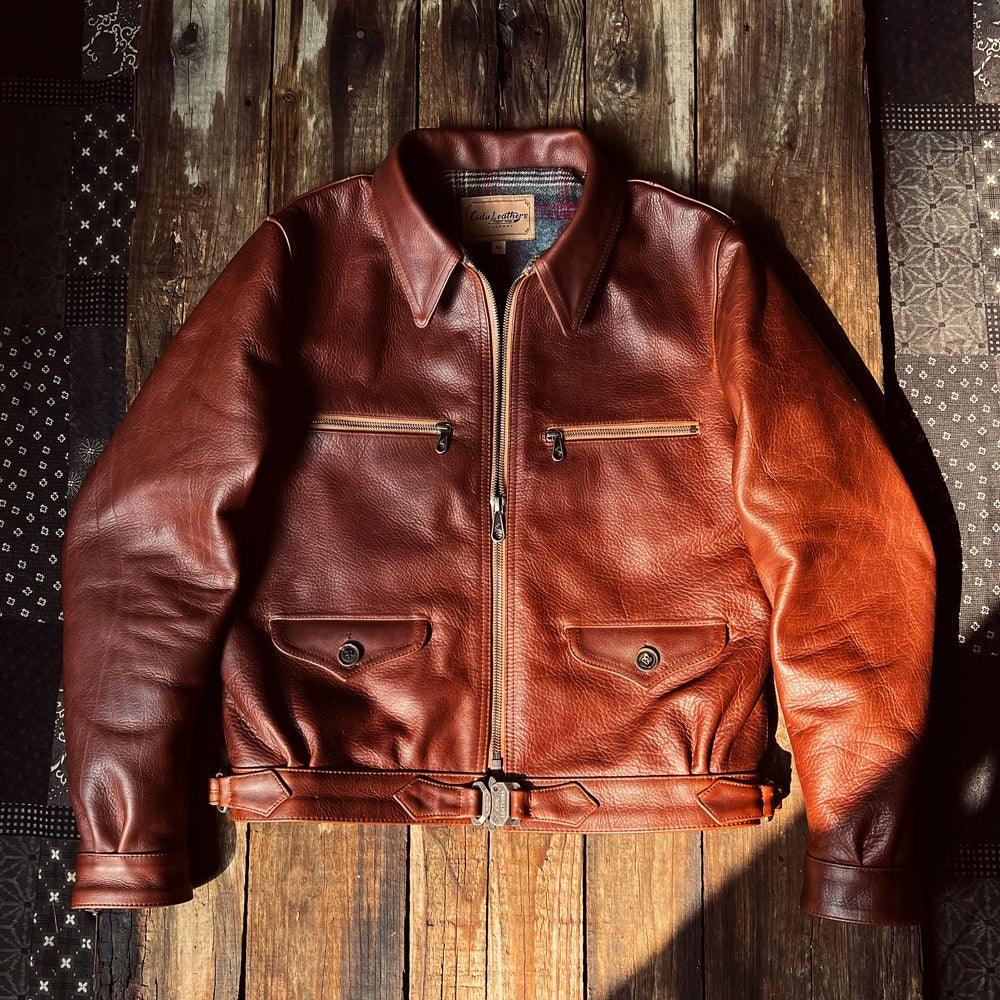 HEAVYWEIGHT COWHIDE FLIGHT JACKET KHARTMAN - Protect and Ride