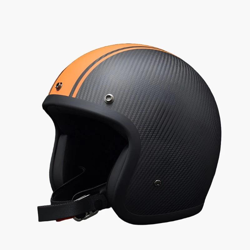 3/4 OPEN FACE 3K CARBON FIBER HELMET HALE - Protect and Ride