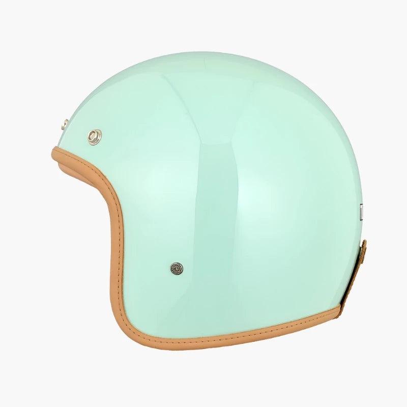 3/4 OPEN FACE MINT GREEN HELMET HALE - Protect and Ride